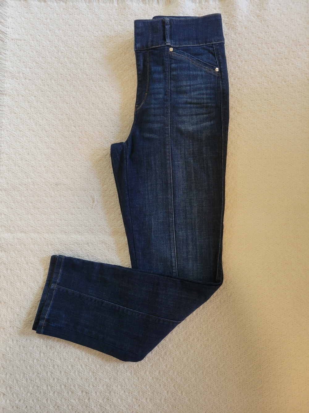 White House Black Market Women's Indigo Straight-Leg Jeans